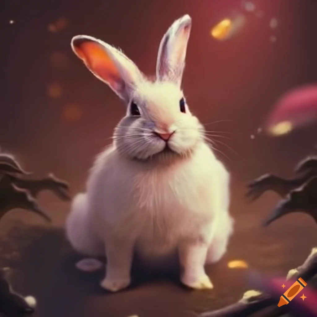 Magical rabbit on Craiyon