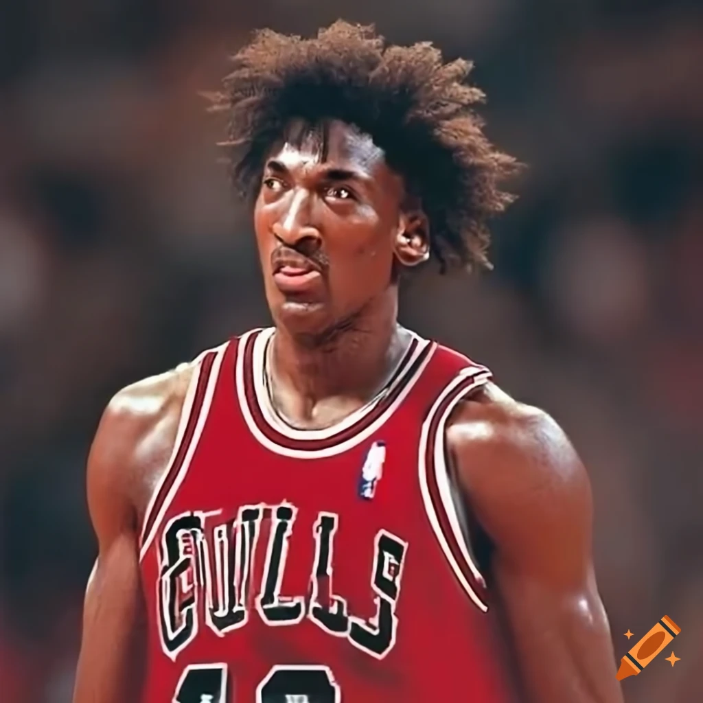 Michael jordan with a unique hairstyle on Craiyon