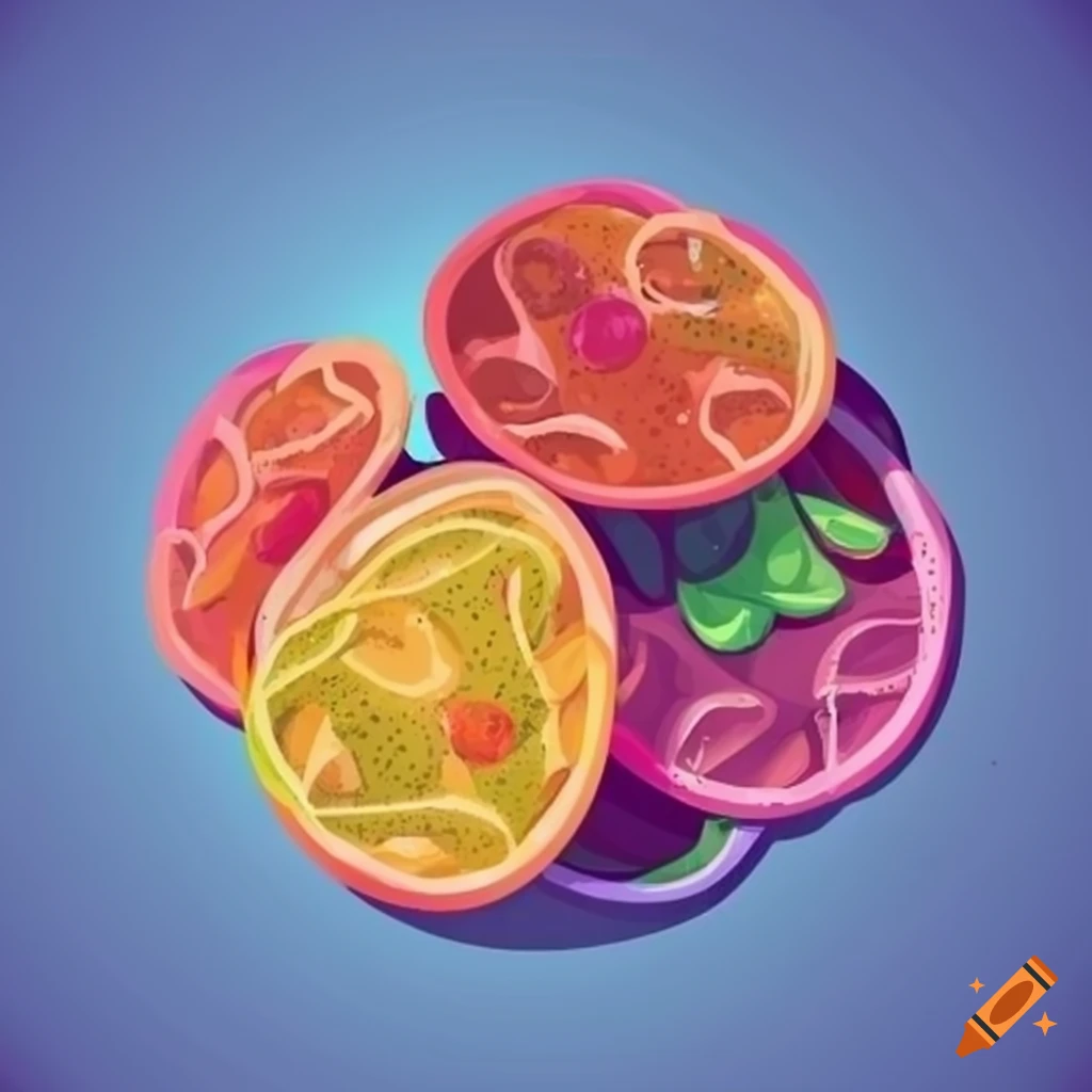 Colorful and crunchy fruit chips logo with healthful design on Craiyon