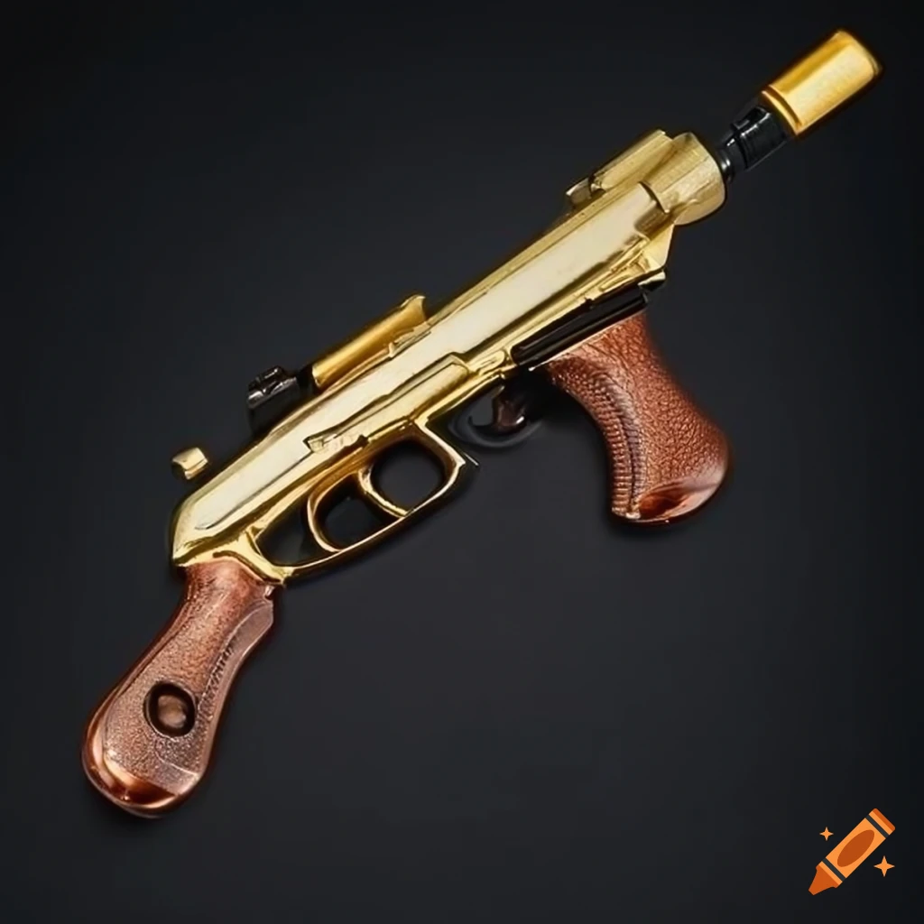 Star wars se-44c heavy blaster pistol with black body, pearl grips, and  gold accents on Craiyon