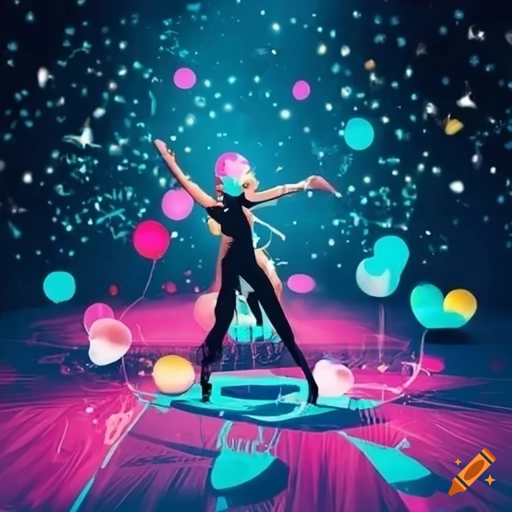 Retro-themed dance party birthday invitation for March 9, 7:00 pm - 1:00 am