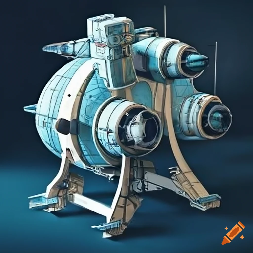 Blueprints of Weaponised Spaceshuttle Model Stable Diffusion 1.5
