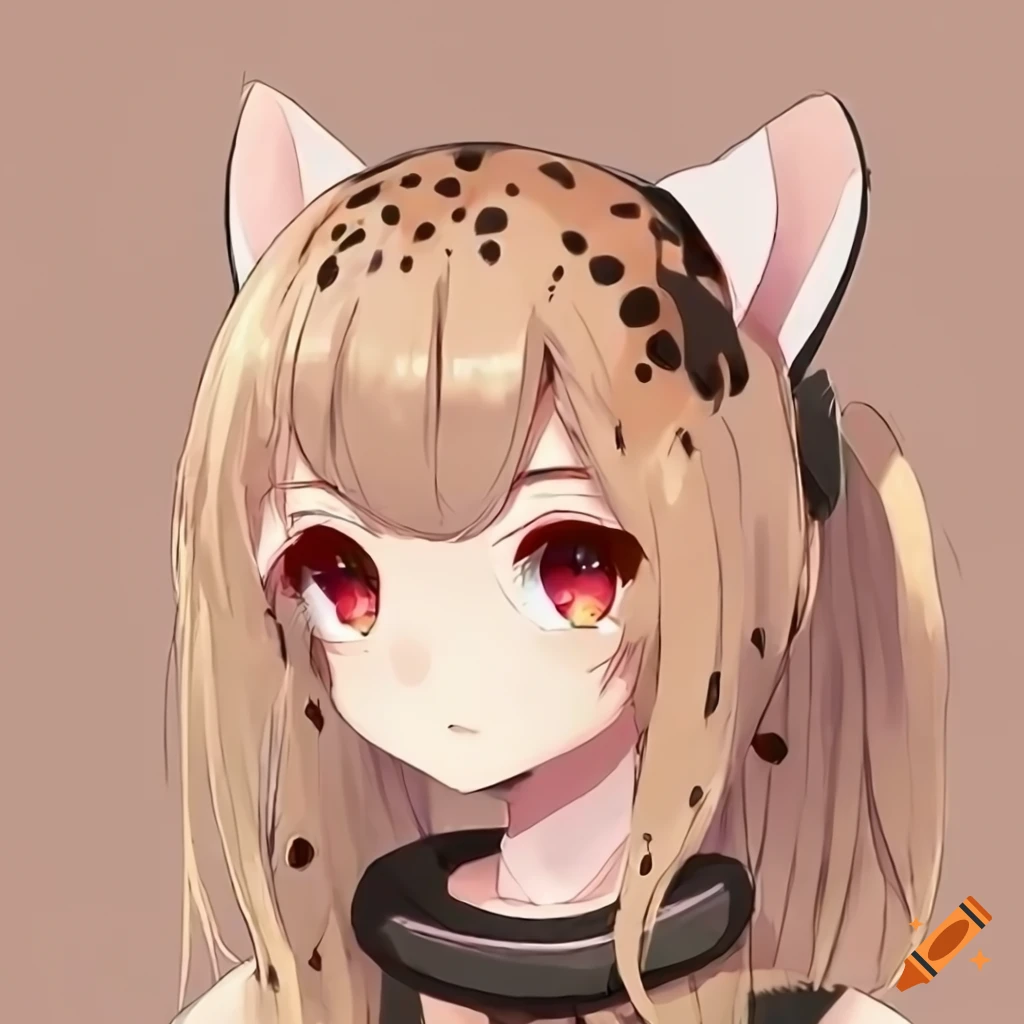 Anime cat girl character artwork on Craiyon