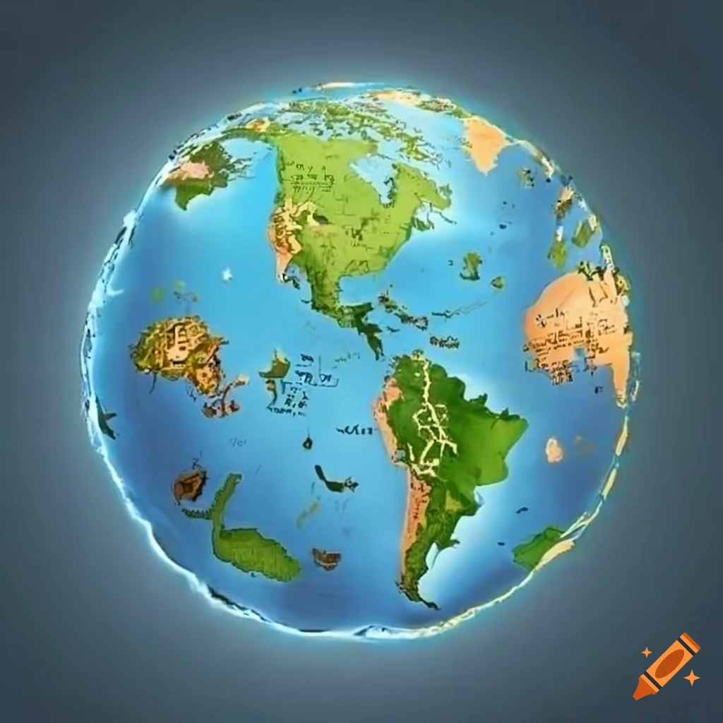 Map of the world