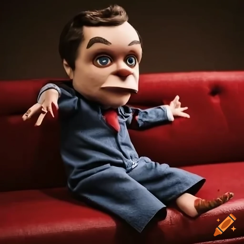 Couch Puppet Political satire image of a Matt Gaetz ventriloquist puppet on a couch ...