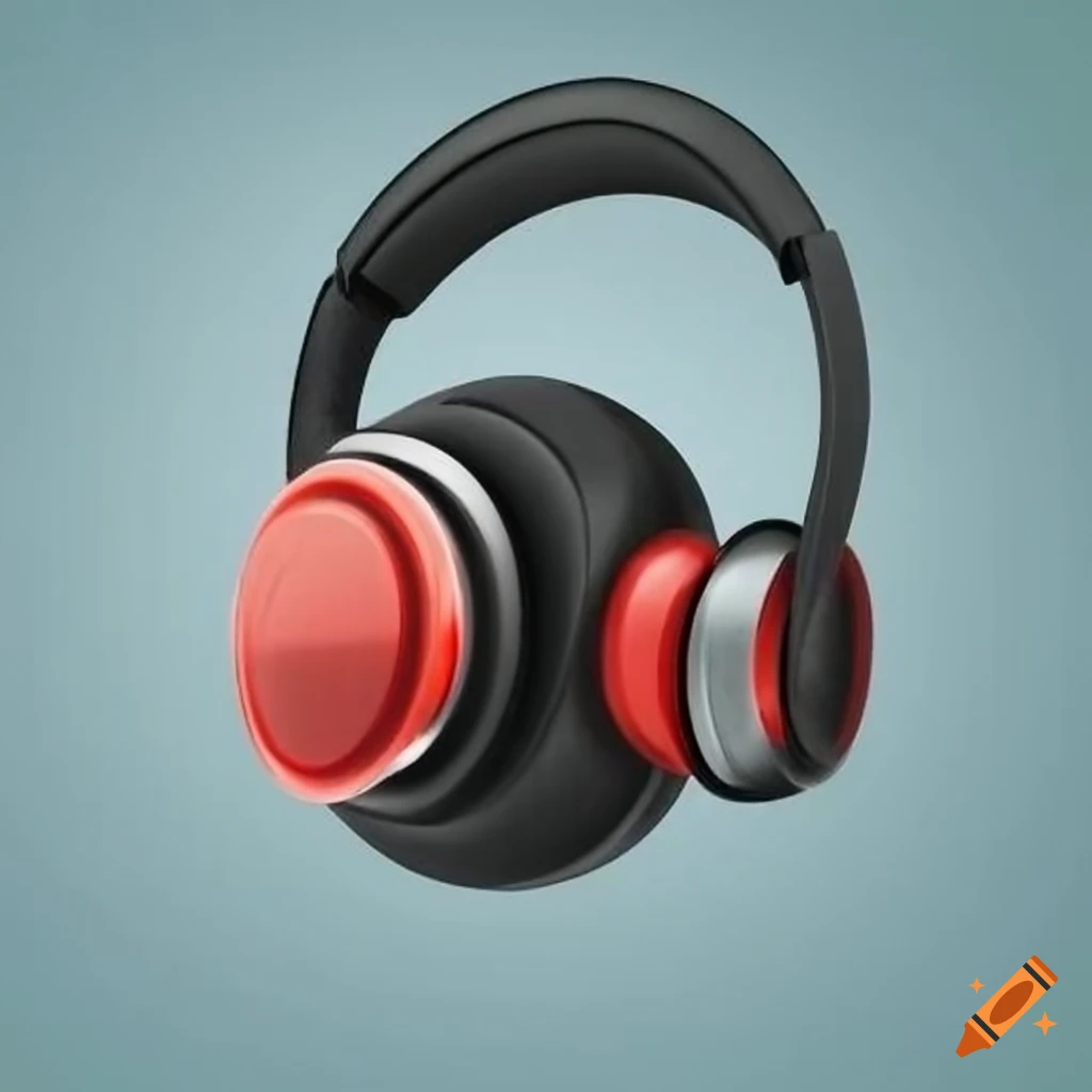 Headset mute button on Craiyon