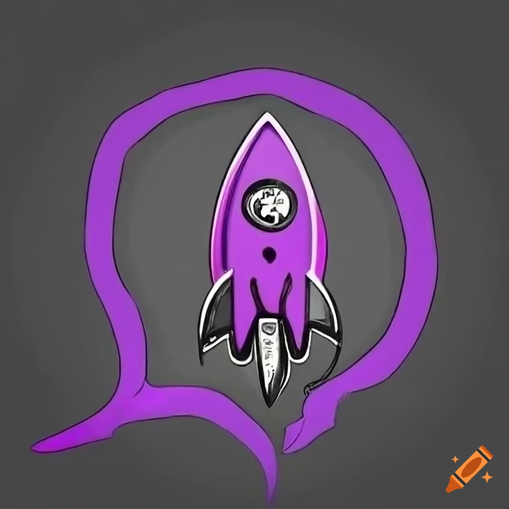 Vibrant black and purple 'STREAM BOOSTER' rocket emblem for Twitch streaming