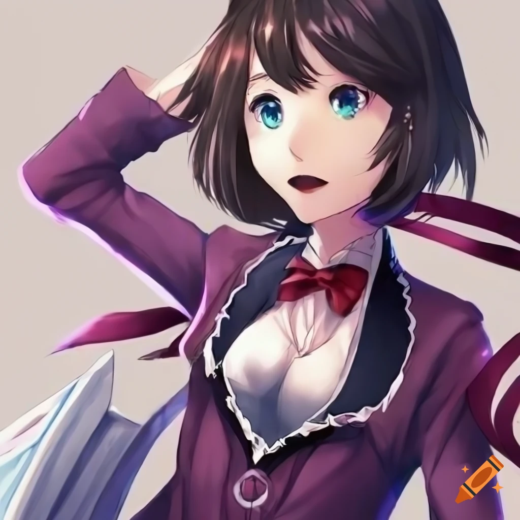 Anime girl illusionist magician named Trucy Wright