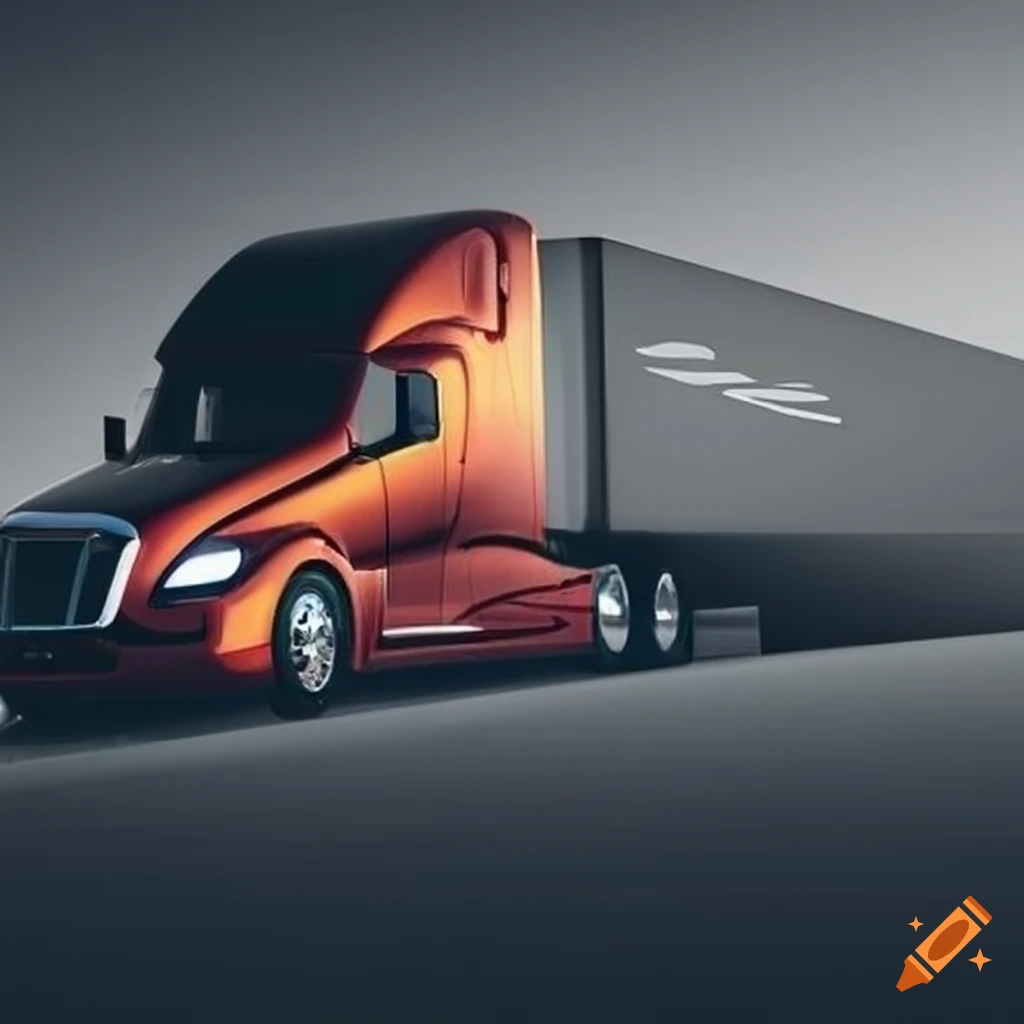 Sleek logo concept for a modern trucking business named Campain