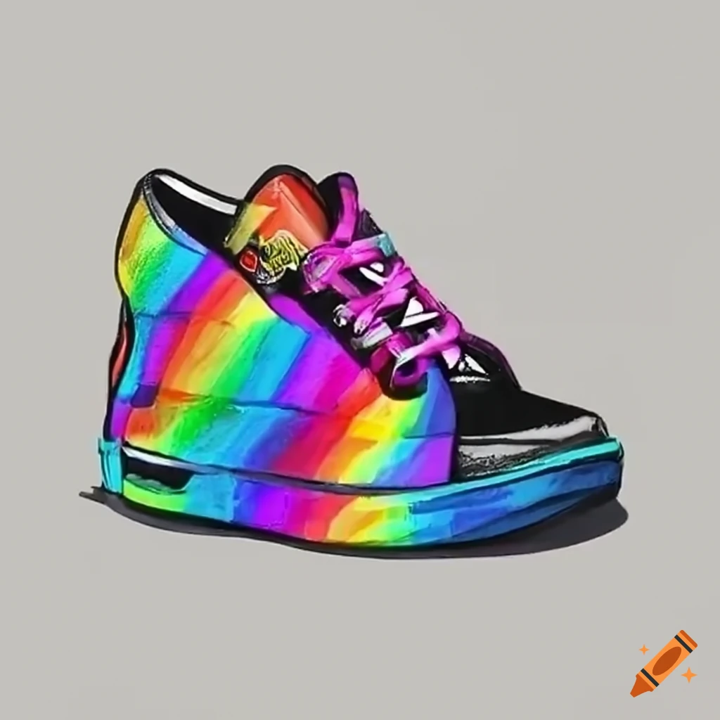 Rainbow Heelys
