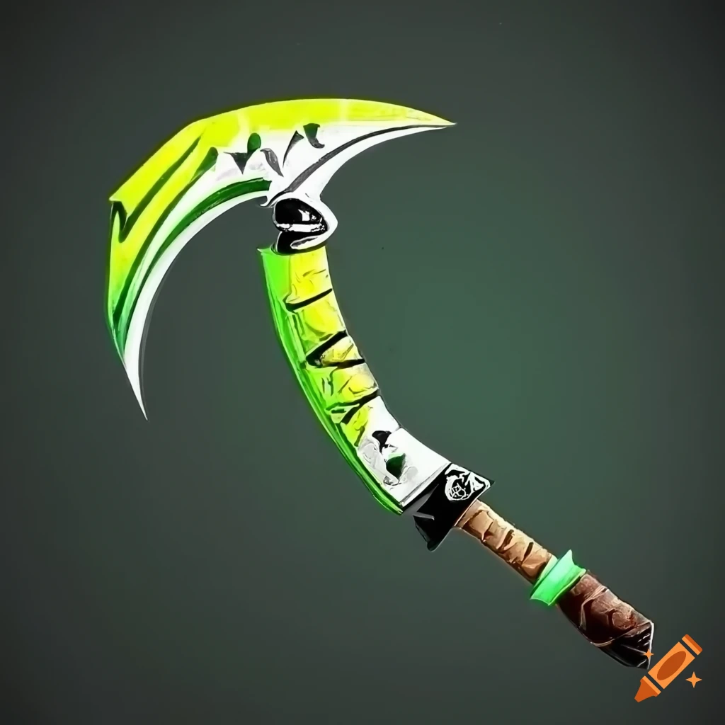 Pycharm pro logo on a scythe blade with a python wrapped around the