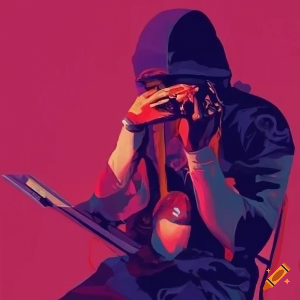 Playlist cover art for a hiphop album on Craiyon