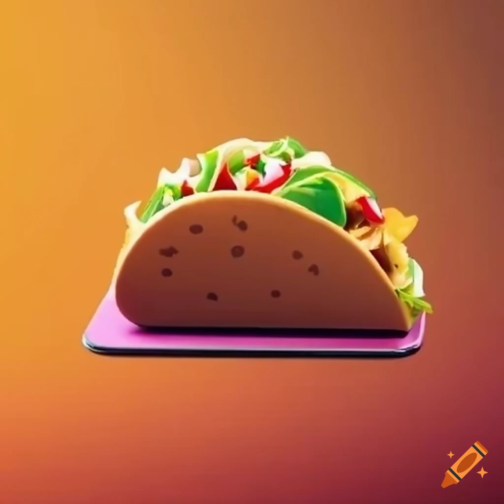 Crisp and detailed Taco Bell logo on a smartphone screen