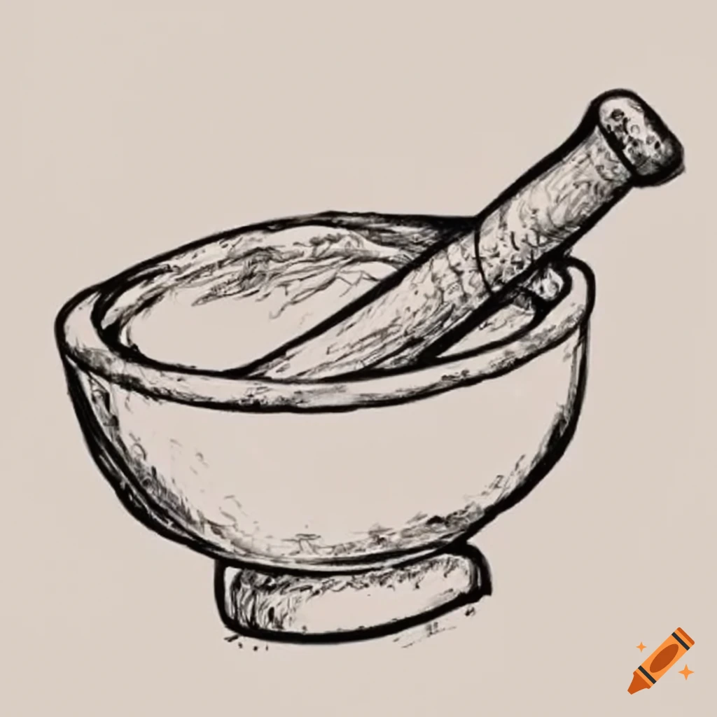 Kitchen Mortar And Pestle Stock Clipart | Royalty-Free | FreeImages