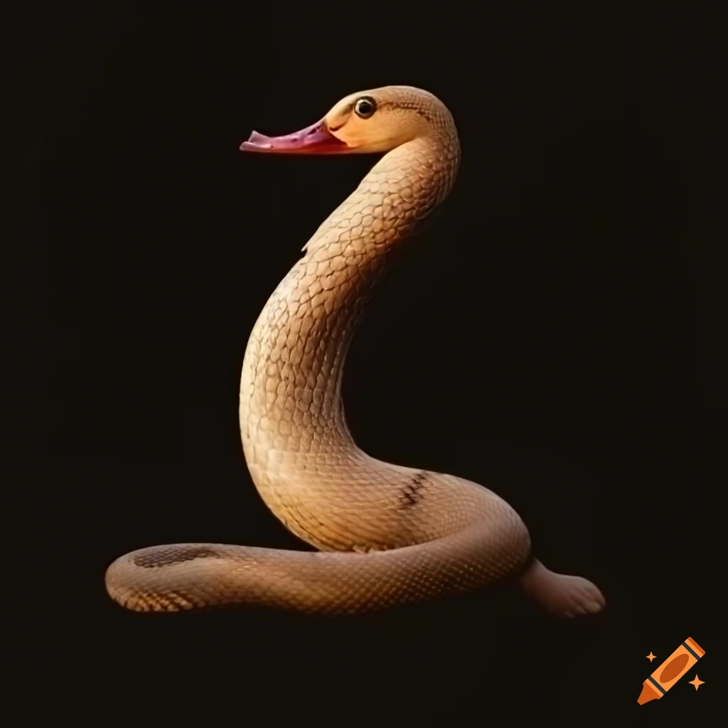 Snake on a duck on Craiyon