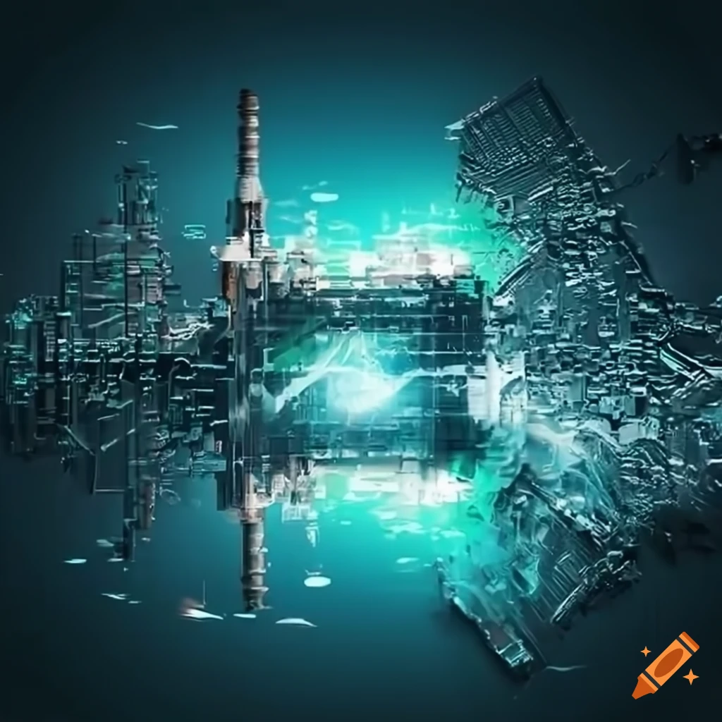 Digitalization for green steel in the steelmaking world on Craiyon