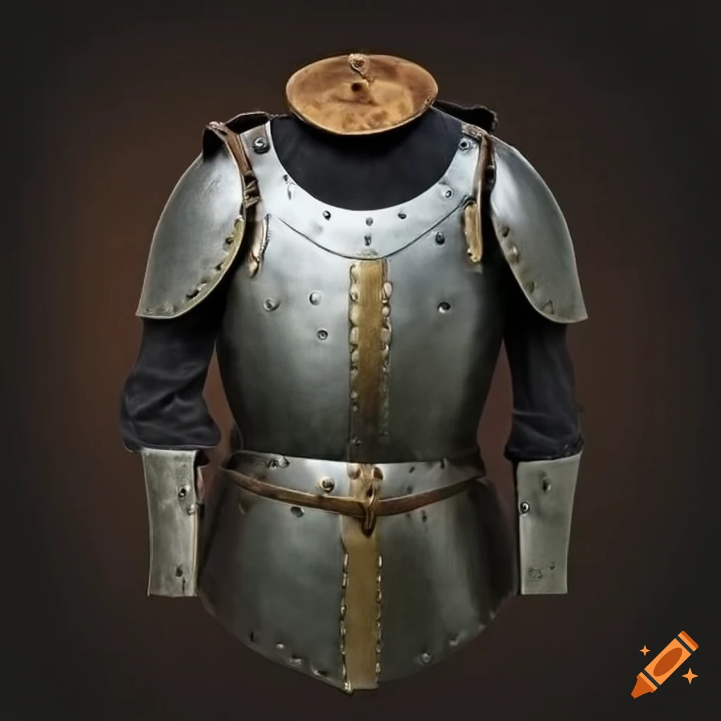 Medieval chestplate armor on Craiyon