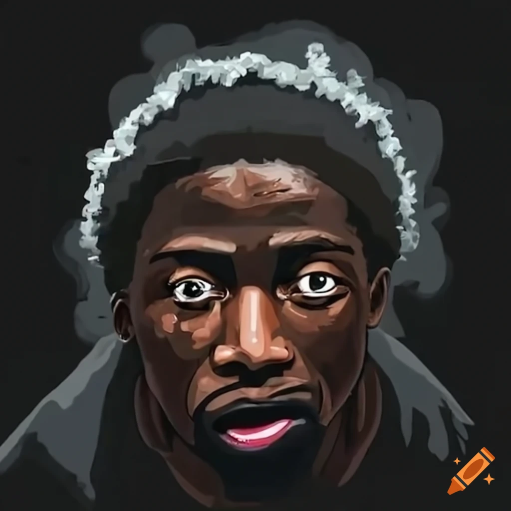 Cedric doumbe showing shock with steaming mouth in a dramatic scene on