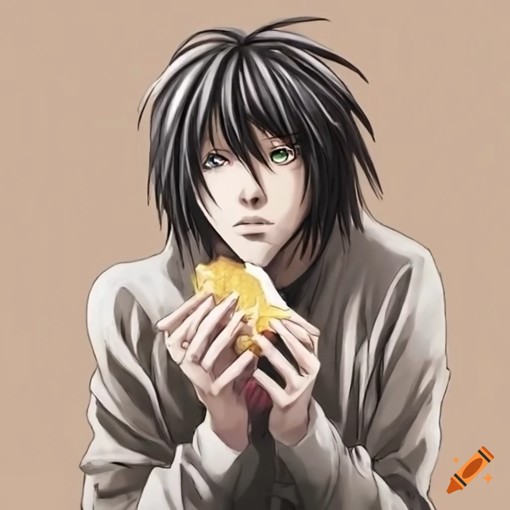 Death note L Lawliet cake | Fondant panels with edible marke… | Flickr