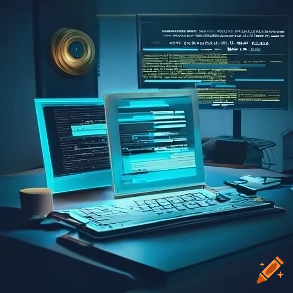 Computer science programming coding software development concept on Craiyon