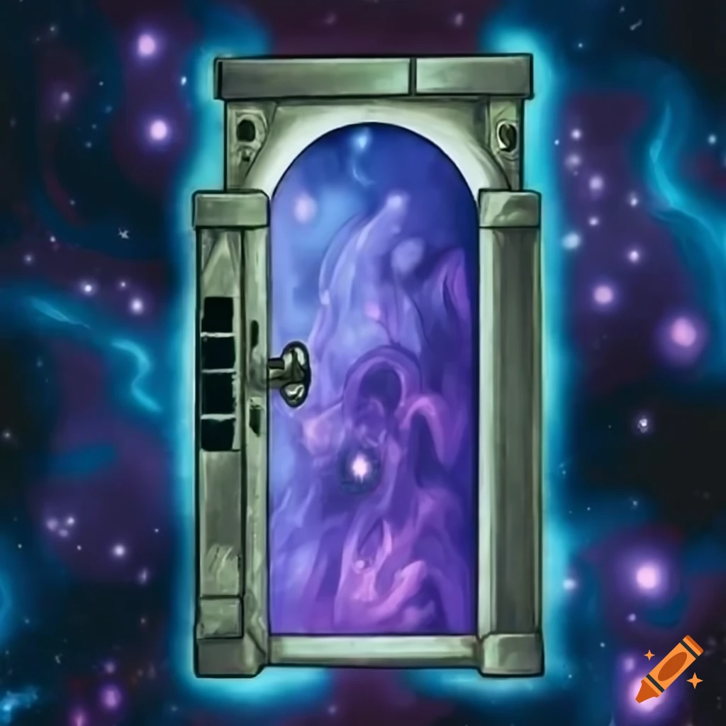 YUGIOH card featuring a space door image