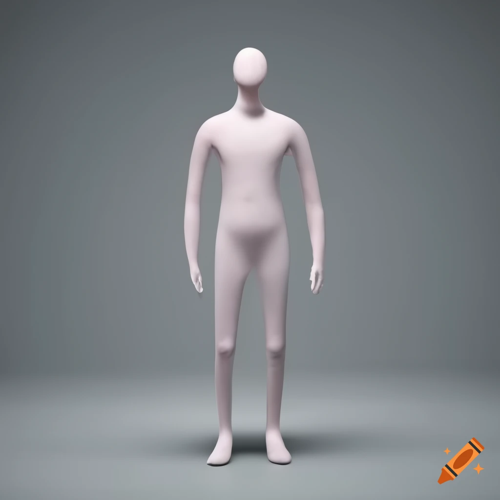 Fashion model on gray background