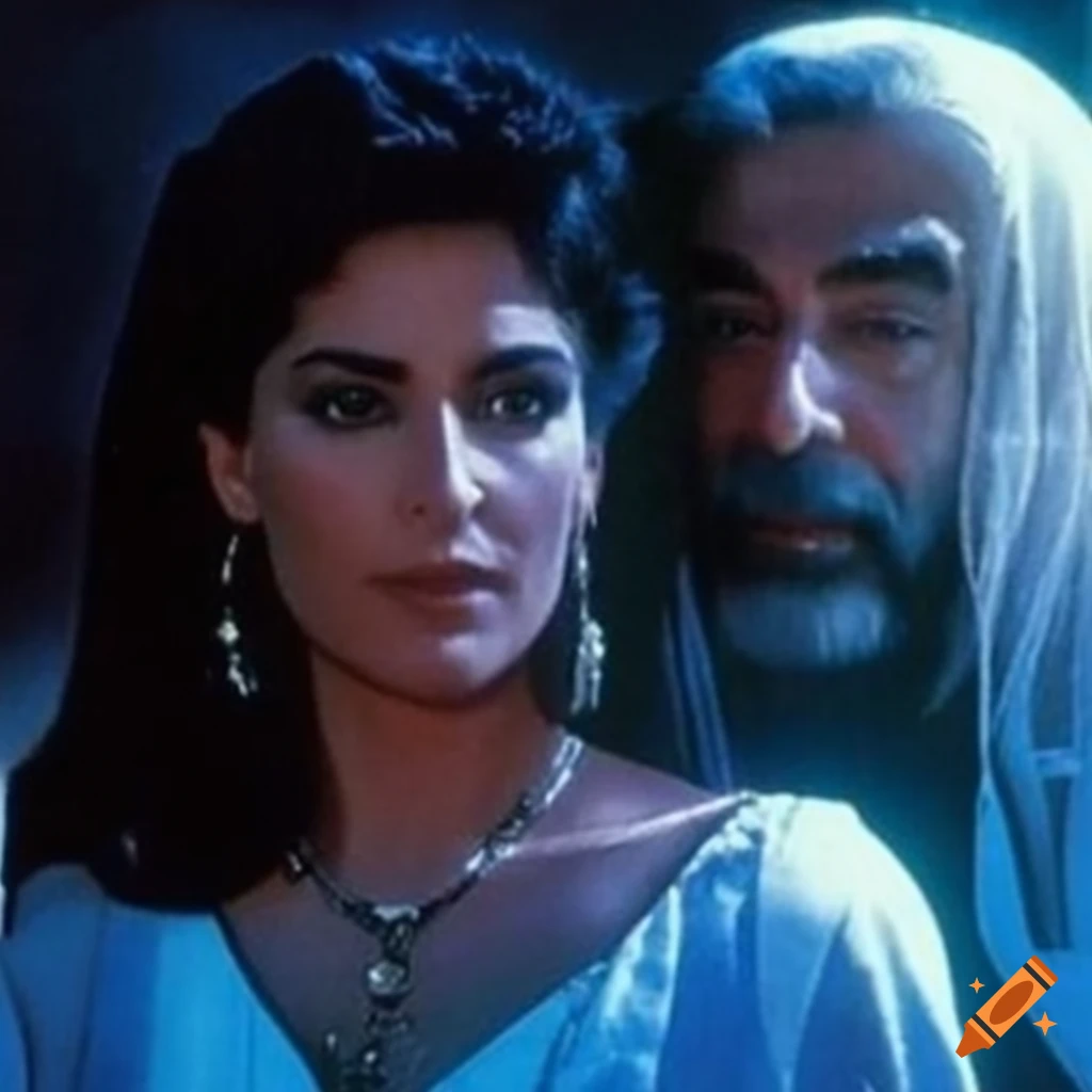 Promotional image for the Iranian science fiction series 'The Bright Future' from 1990