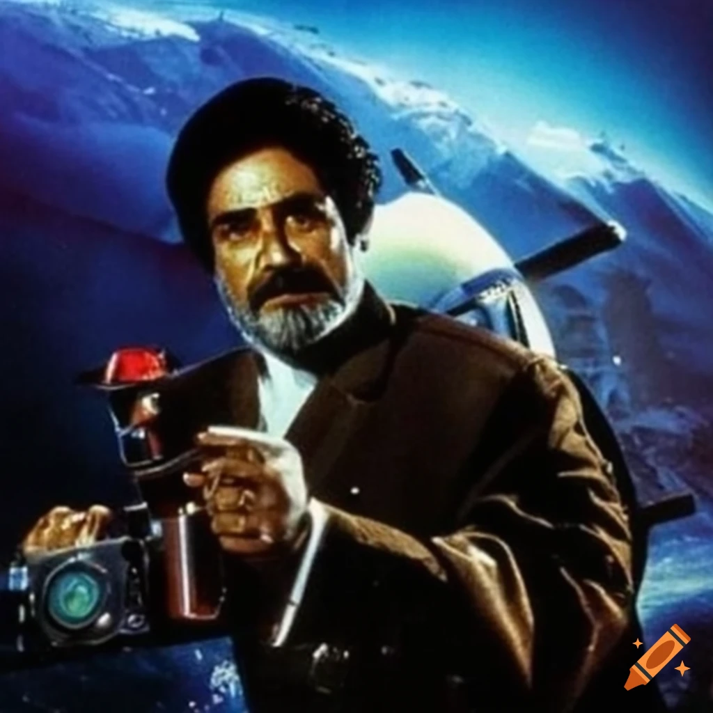 Promotional image for the Iranian science fiction series 'The Bright Future' from 1990