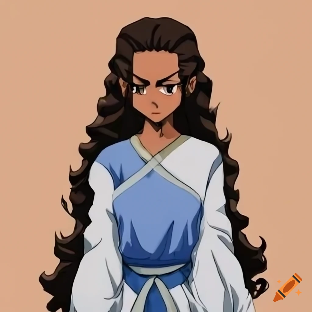 Character With Black Wavy Hair In Boondocks Style On Craiyon 8829