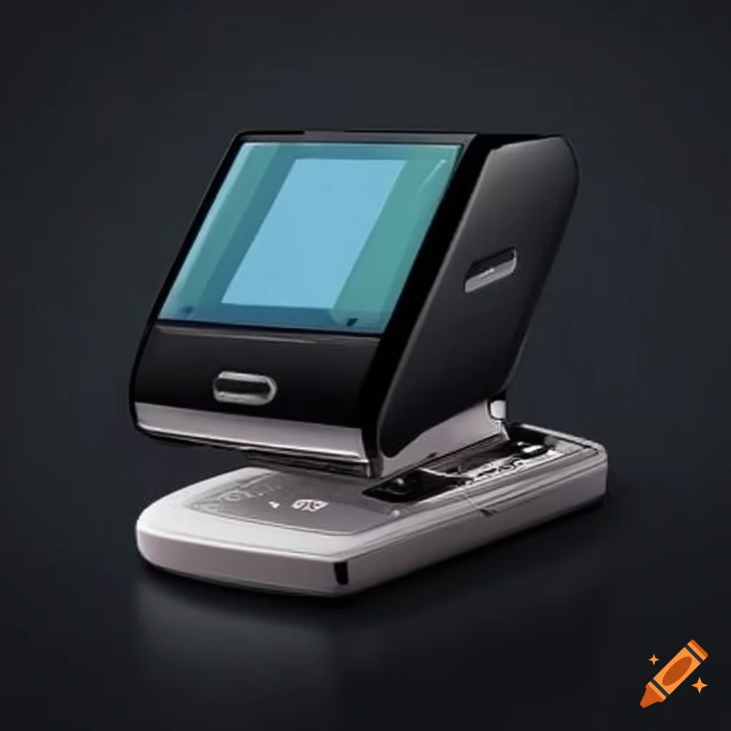 Stapler with blackberry keyboard and LCD display