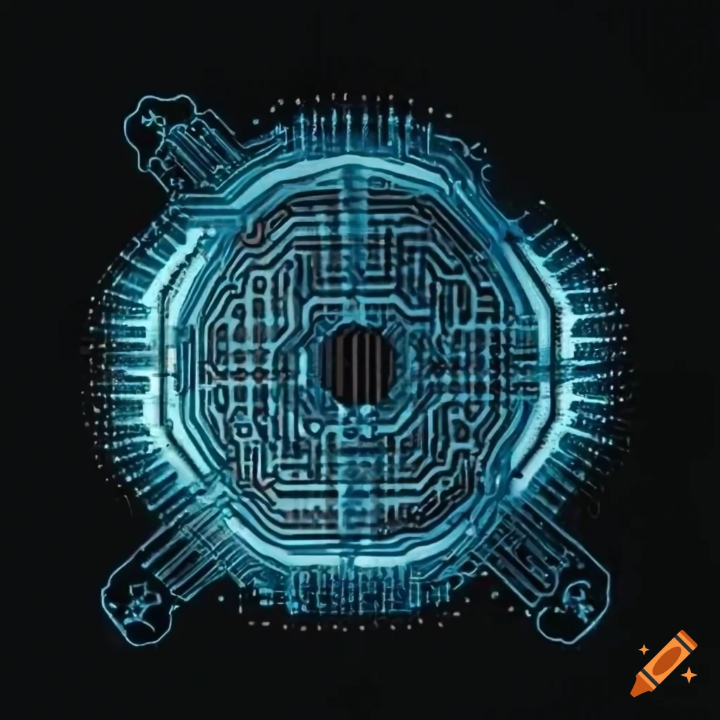 X-ray of interconnected circuit board wires