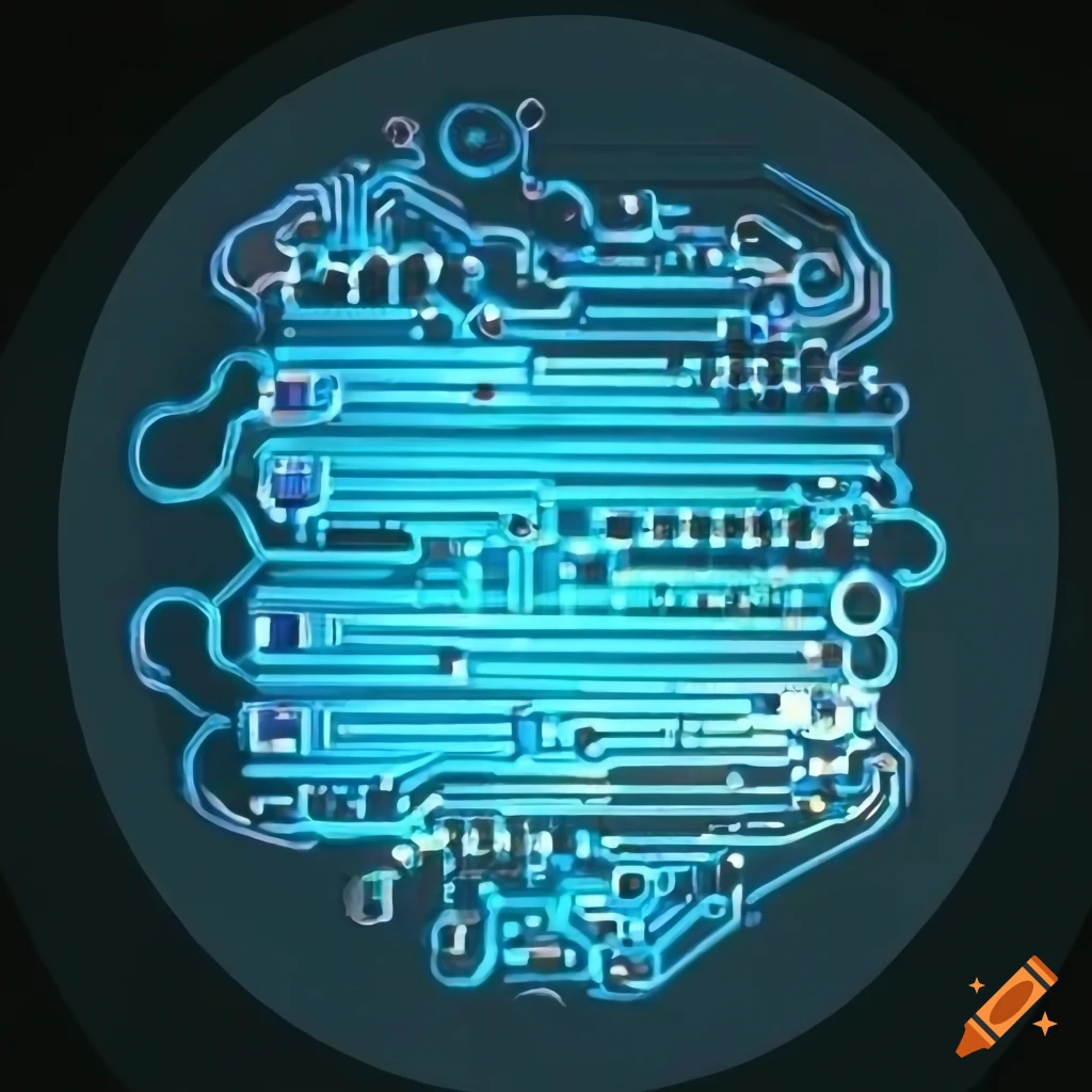 X-ray sticker of interconnected loops on a circuit board