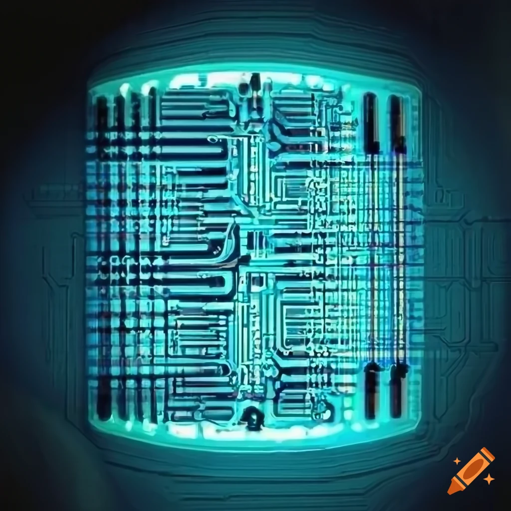 X-ray sticker of interconnected circuit board wires