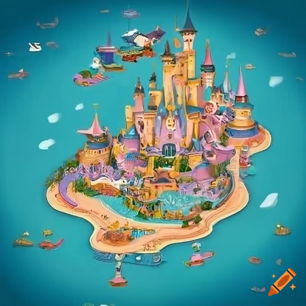 Disney theme park map with segmented - CYmFDeubTYOU S4xezv14g.webp