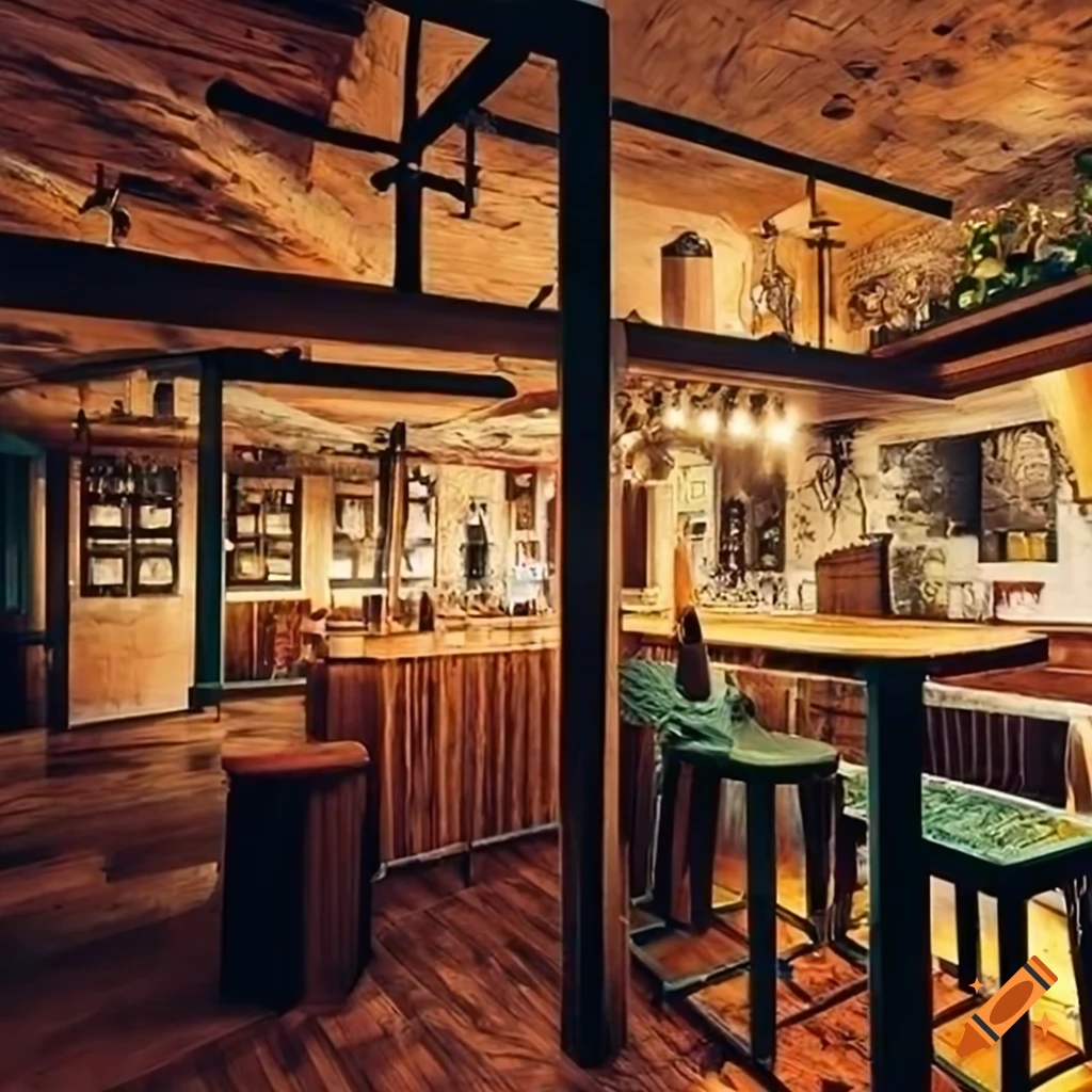 Modern bar with cosy Irish pub style and lounge seating