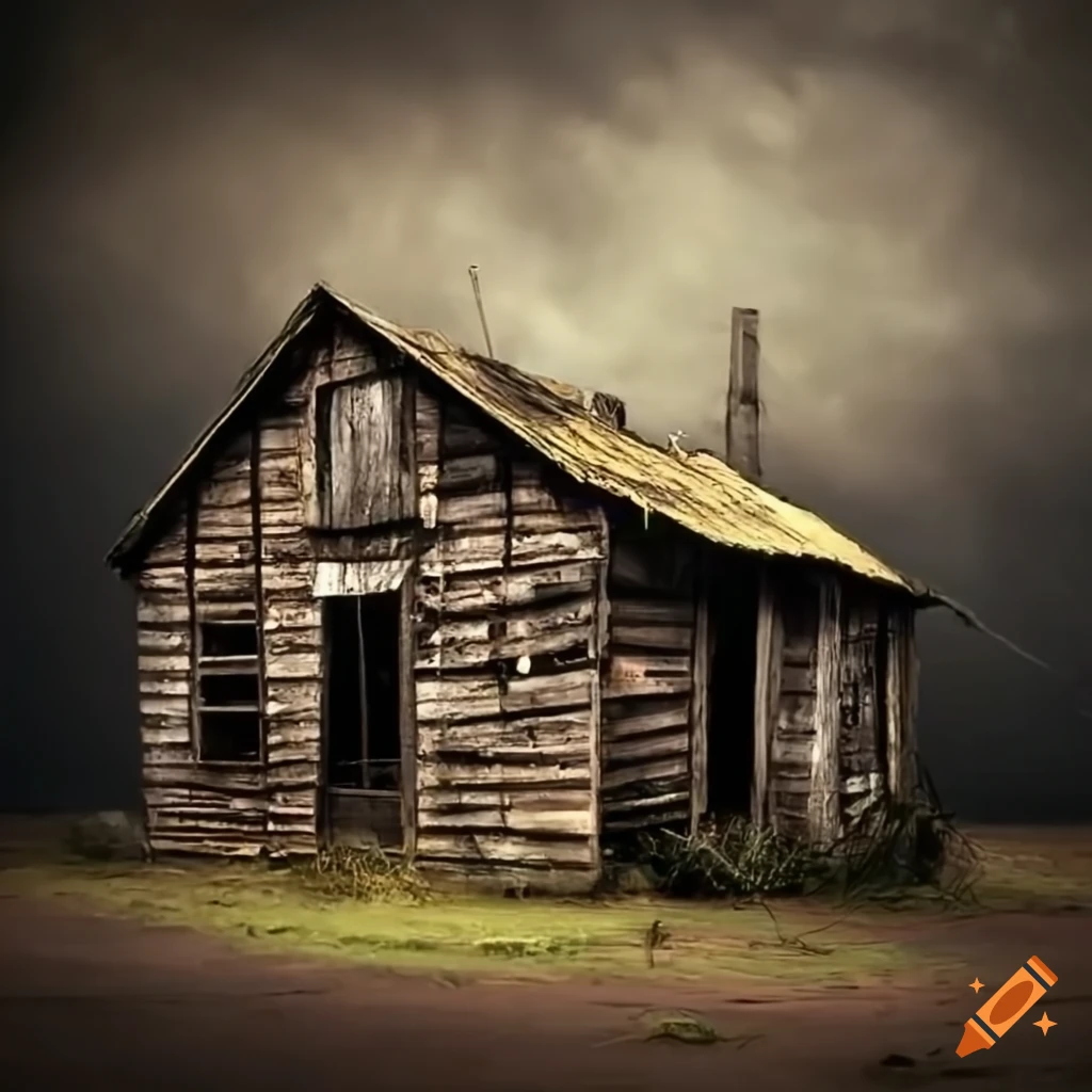 Dilapidated shack