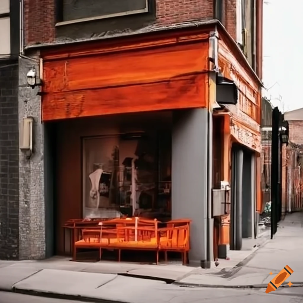 Exterior view of BETANK shop in an urban space