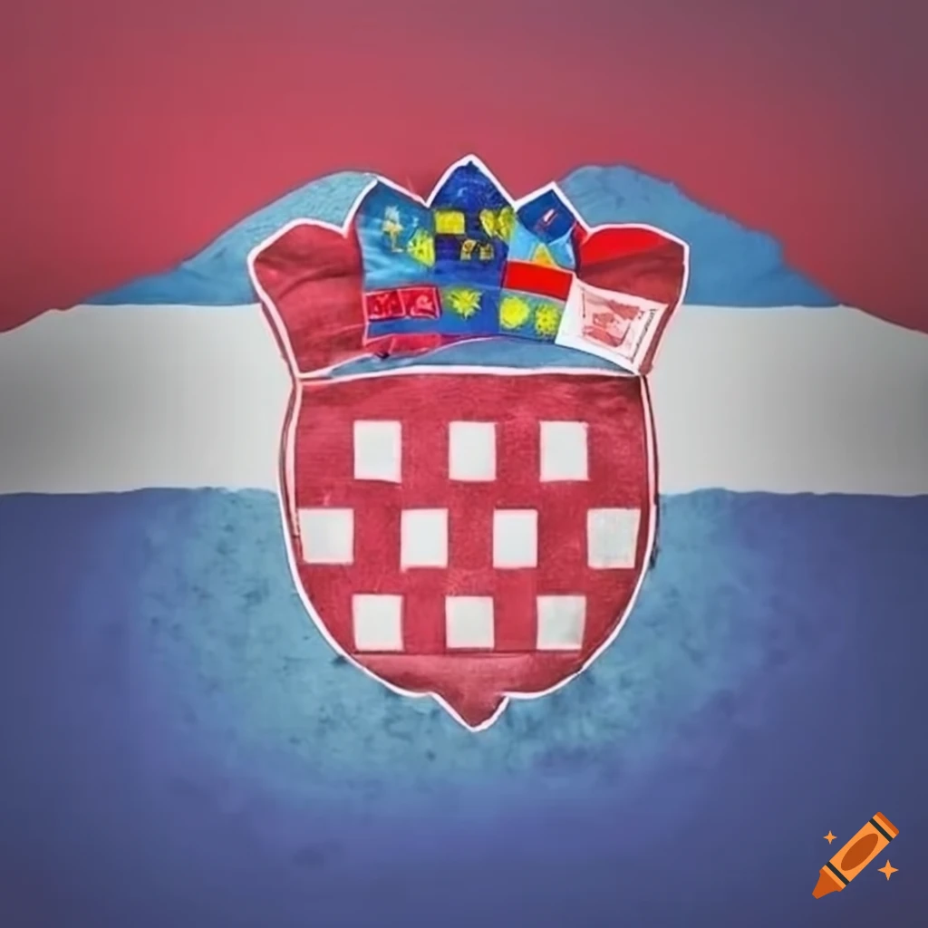 Vinted product entering Croatian market with Croatian flag in background