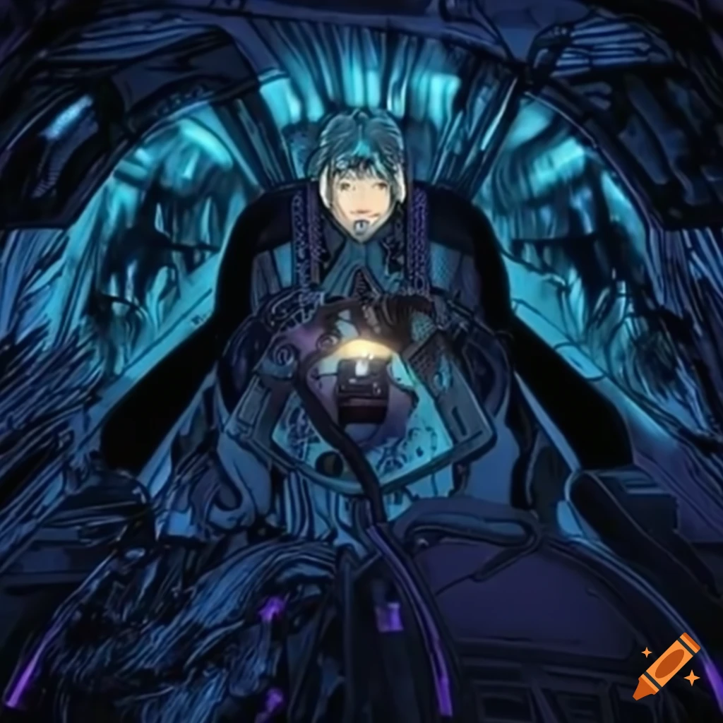 Abstract representation of technology on Craiyon