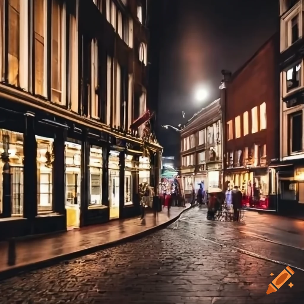 modern-restaurant-in-dublin-at-night-on-craiyon