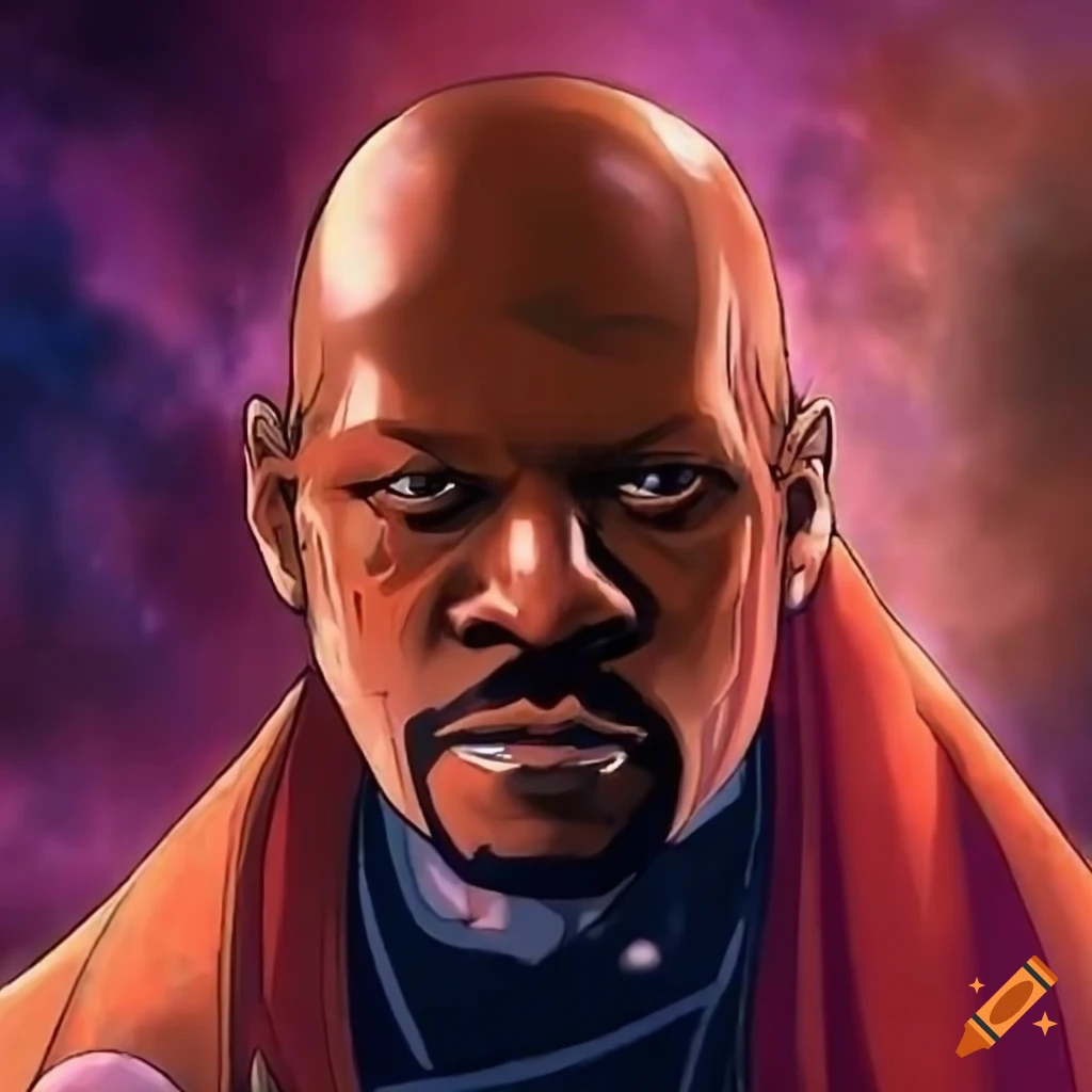 Anime version of Benjamin Sisko from Deep Space Nine