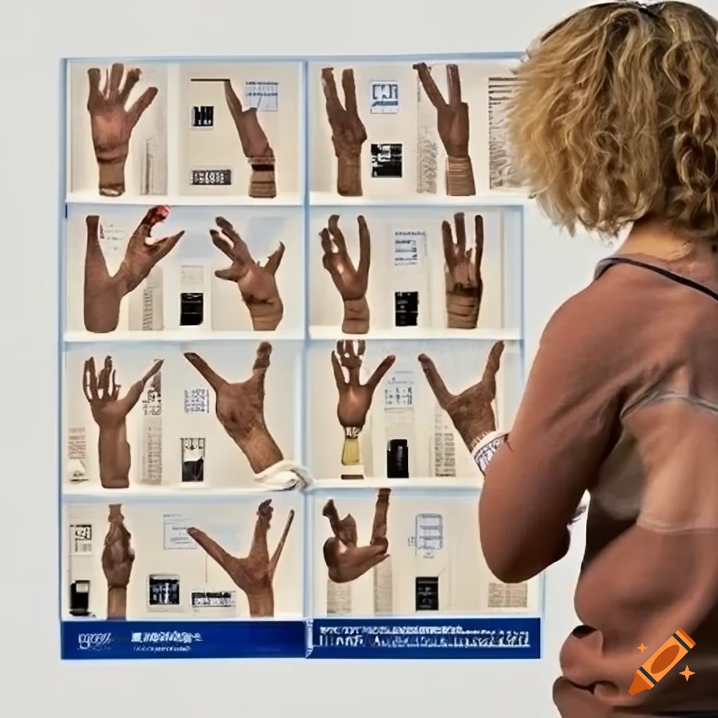 Educational American Sign Language poster