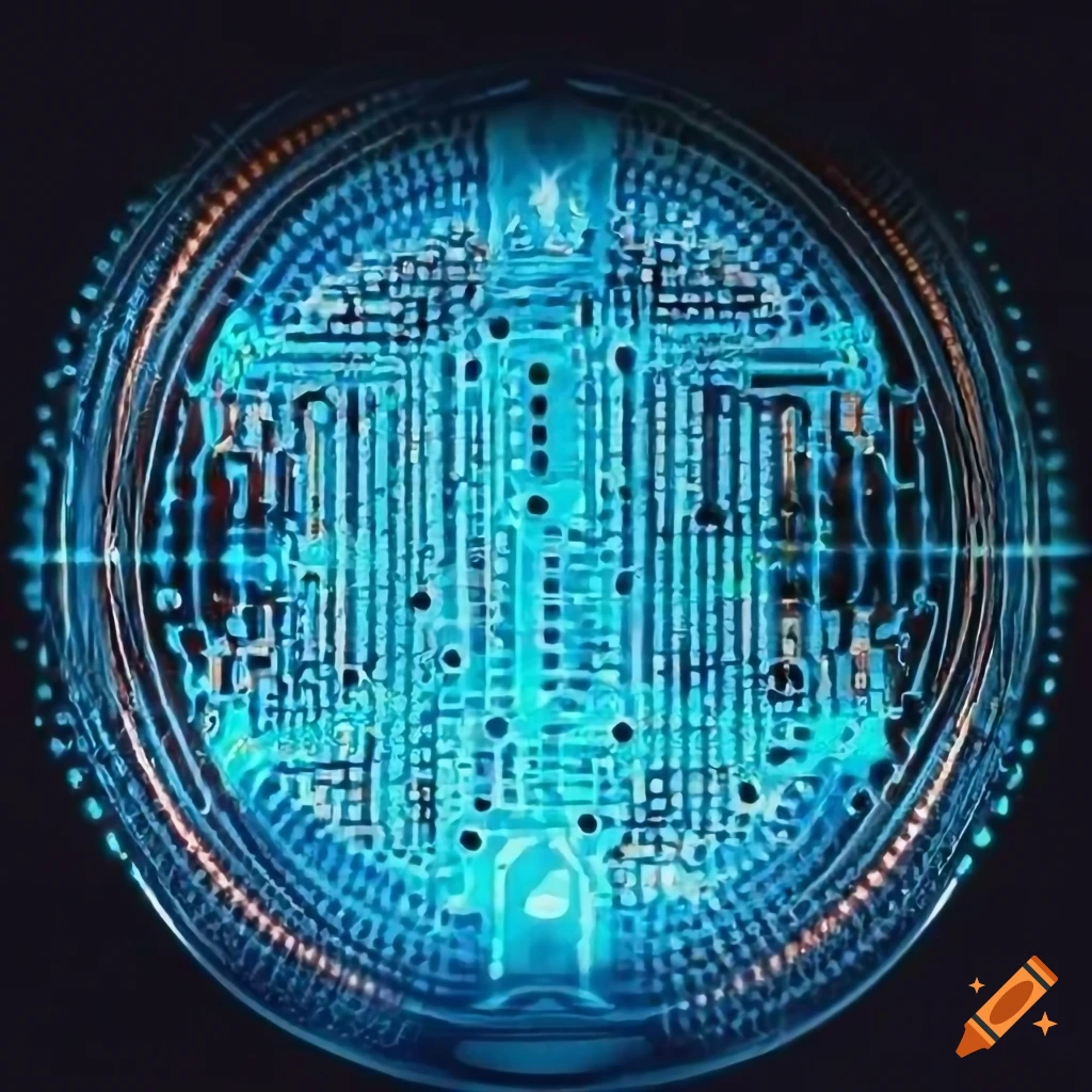 X-ray sticker of interconnected circuit board wires