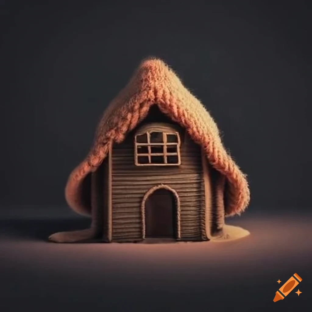 House wrapped in a wool sweater