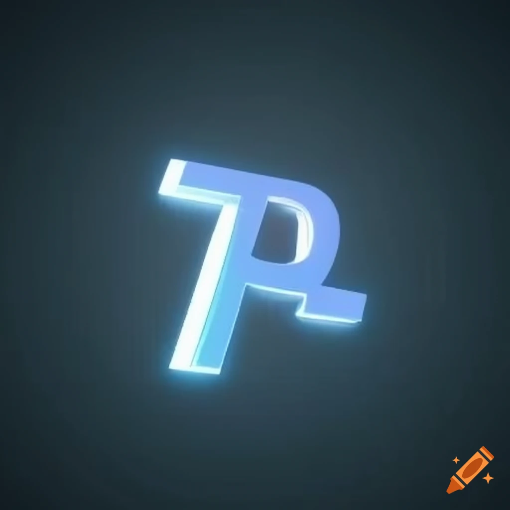 3D gamer logo with the letter 'R' on Craiyon