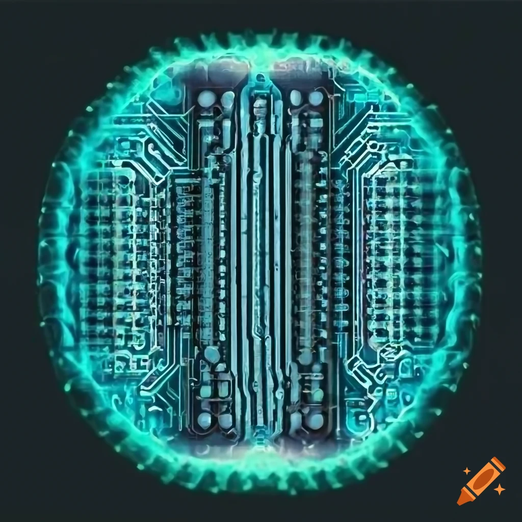 X-ray sticker of interconnected loops on a circuit board