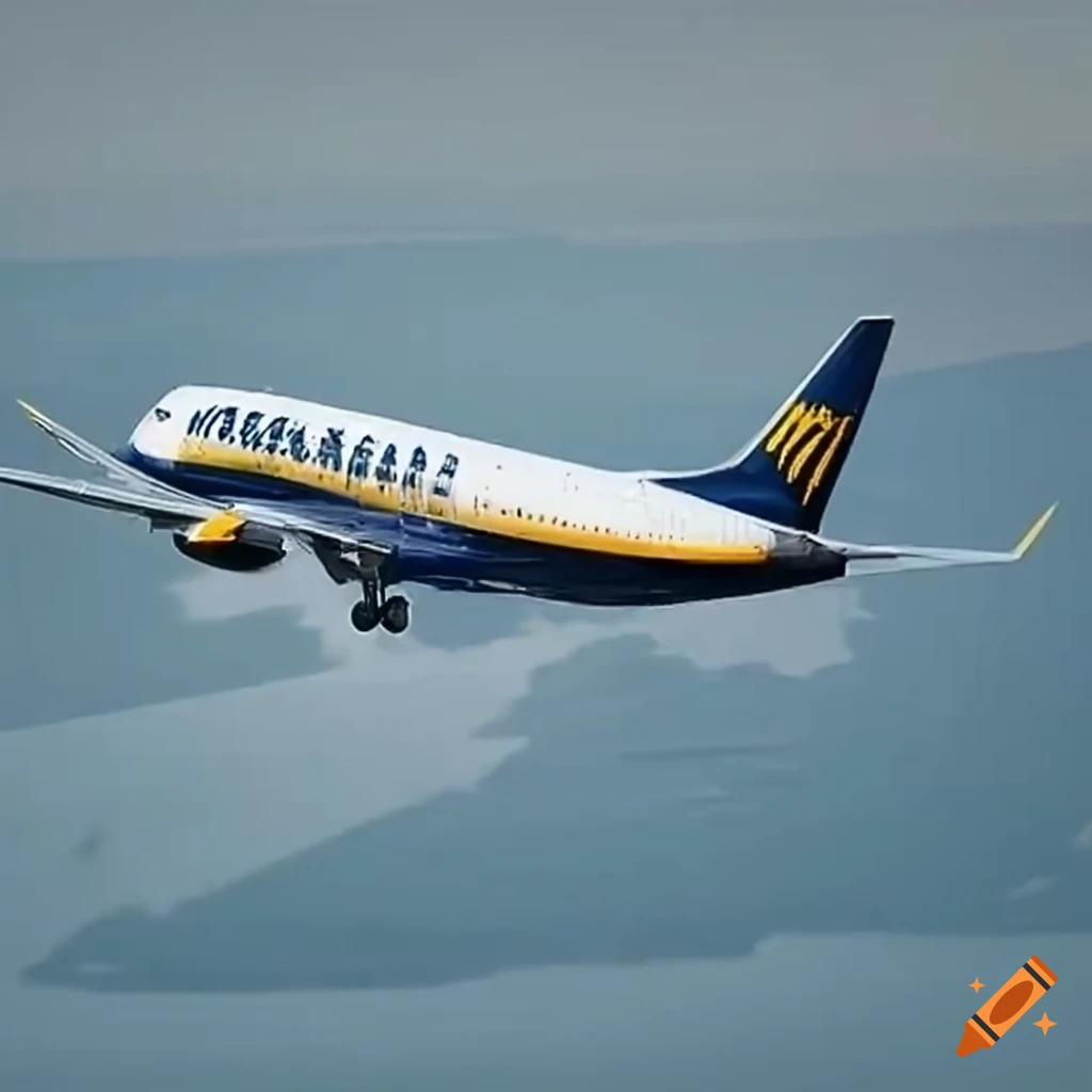 Ryanair hard landing with a wing missing