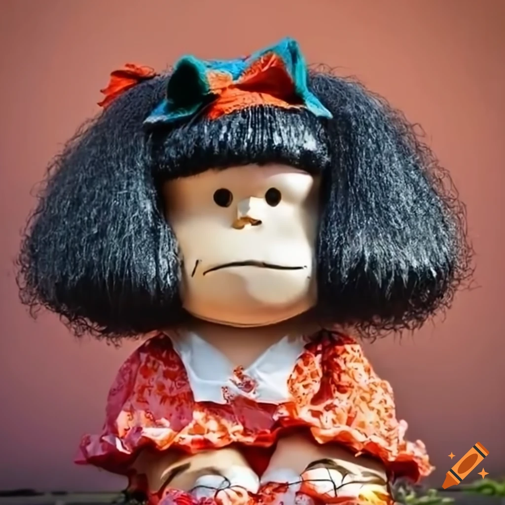 Mafalda in flamenco costume dancing gracefully