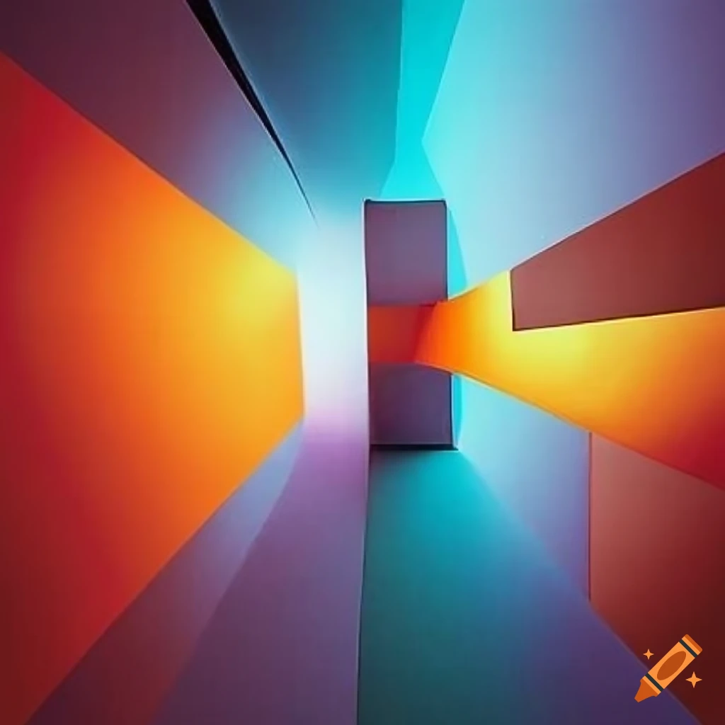 Abstract cubist art style with cubes on Craiyon