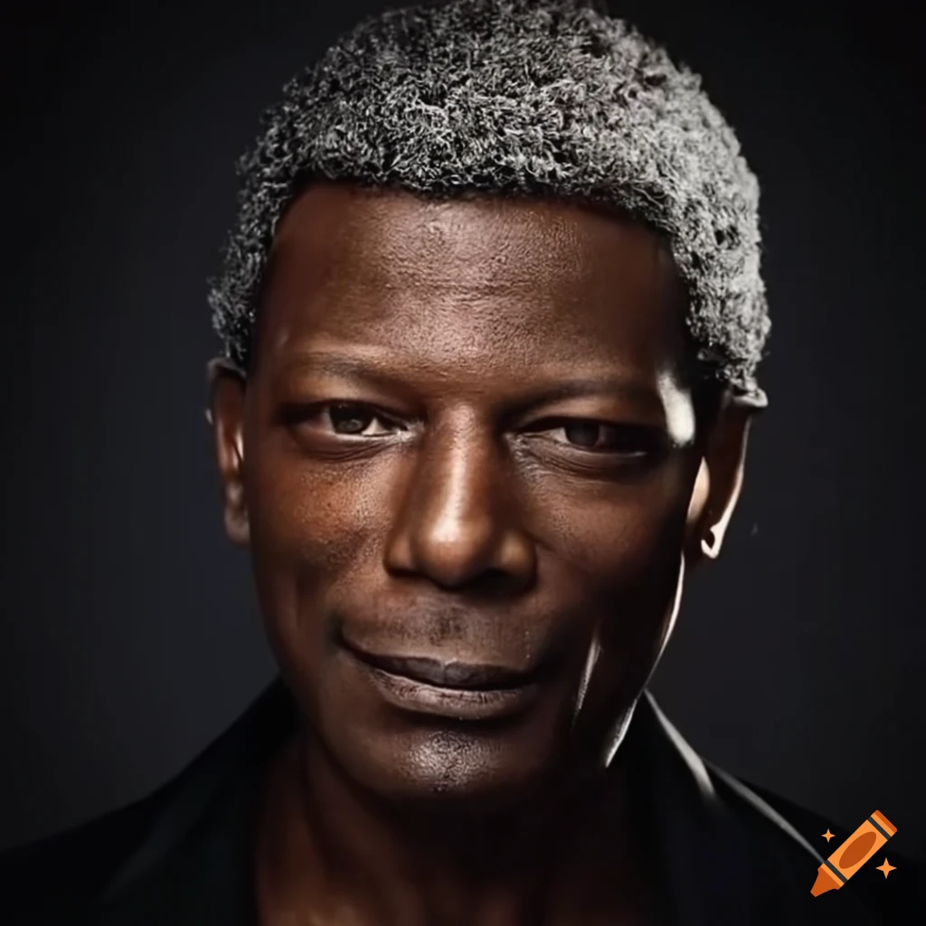 Charismatic black man smiling with a knowing look on Craiyon